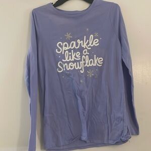 Youth XL/14 purple long sleeve shirt